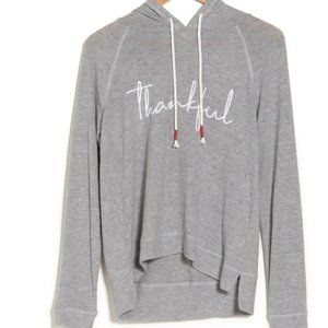 SOLD♥️♥️♥️NWT*PJ SALVAGE LOUNGE/PJ HOODIE* EMBROIDERY"THANKFUL"BRAND NEW*MSRP$62